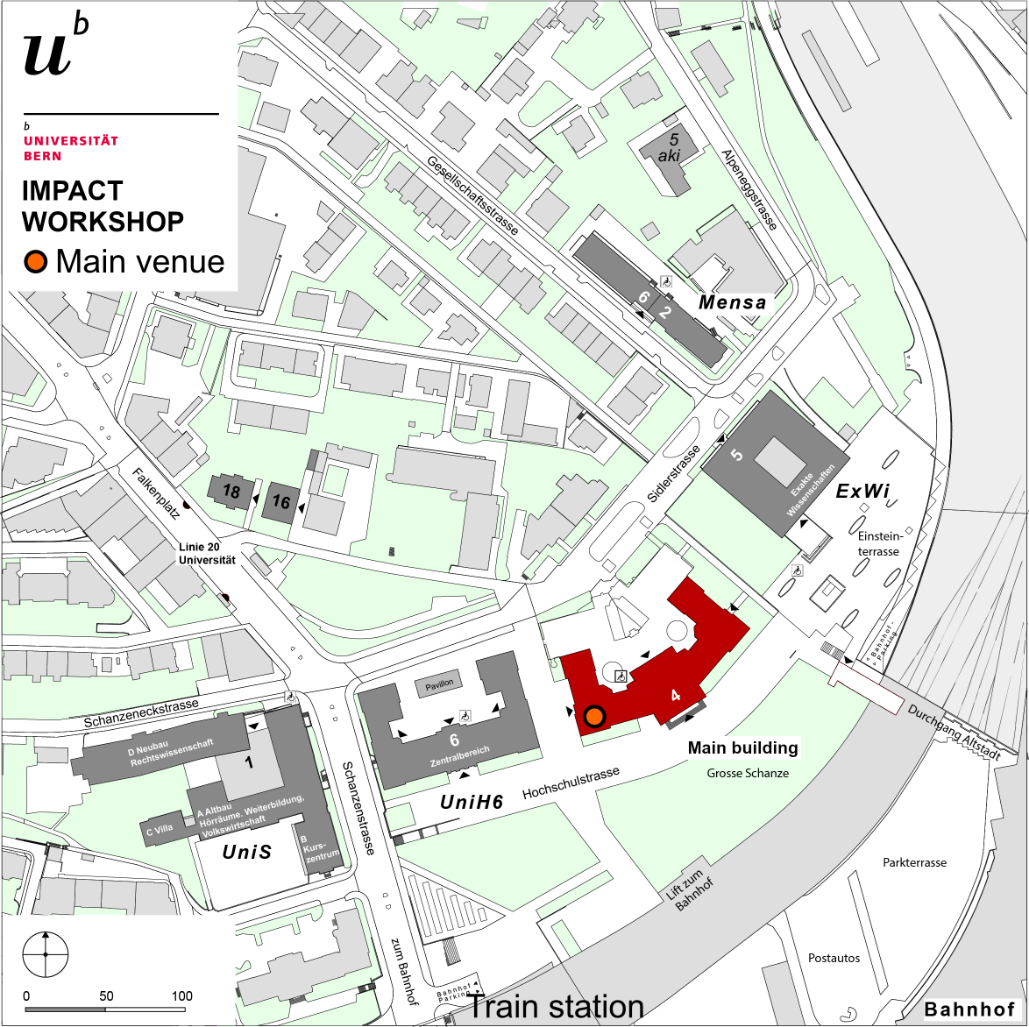 Uni Main Building map