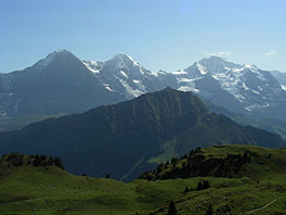 Eiger, Monch, Jungfrau  - Schynigge Platte