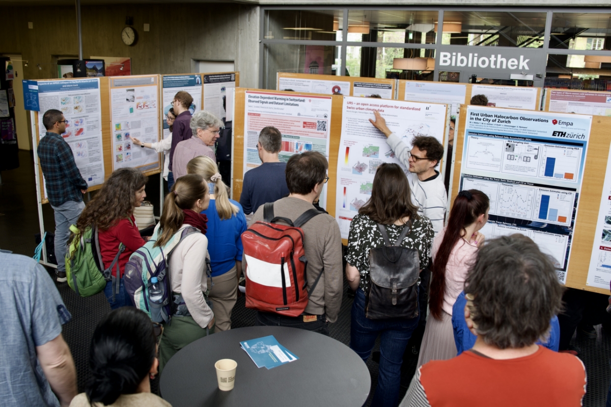The poster contest is an integral part of The Swiss Global Change Day. Photograph: Andres Jordi