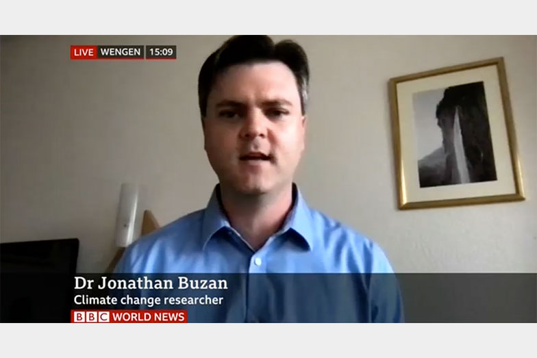 Johnathan Buzan live on BBC World News