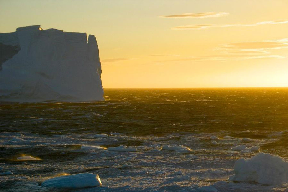 Ice in the Southern Ocean