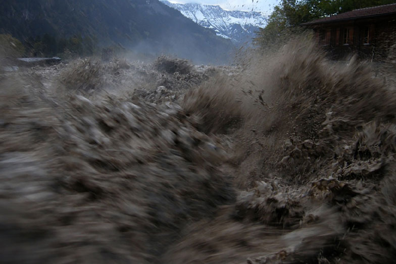 Hochwasser im Berner Oberland