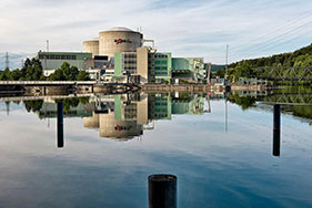Picture of the nuclear power plant Beznau